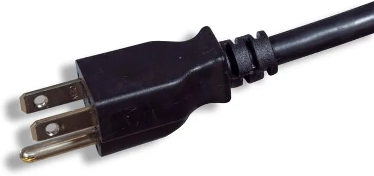North American Power Cord Extension, NEMA 5-15P to NEMA 5-15R, 10', 16 AWG, 13A, 125V (ZWACPQA3-10)