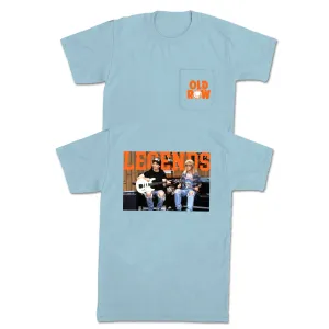 Old Row The Wayne's Legend Pocket Tee in Light Blue