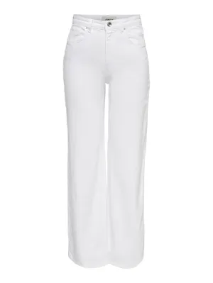 Onljuicy Life Hw Wide Leg Rea365  N - Wit