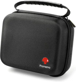 Phomemo Label Maker Case - Portable Compatible With M220 M110 M221 M120 M200 M150 M250 Printer, Mesh Pocket for Accessories (Case Only)