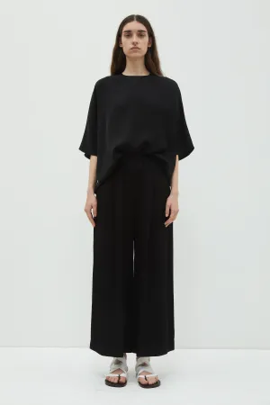 Pima Cropped Wide Leg Pants