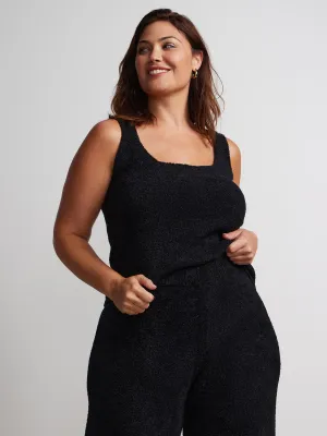 Plus Square Neck Teddy Top