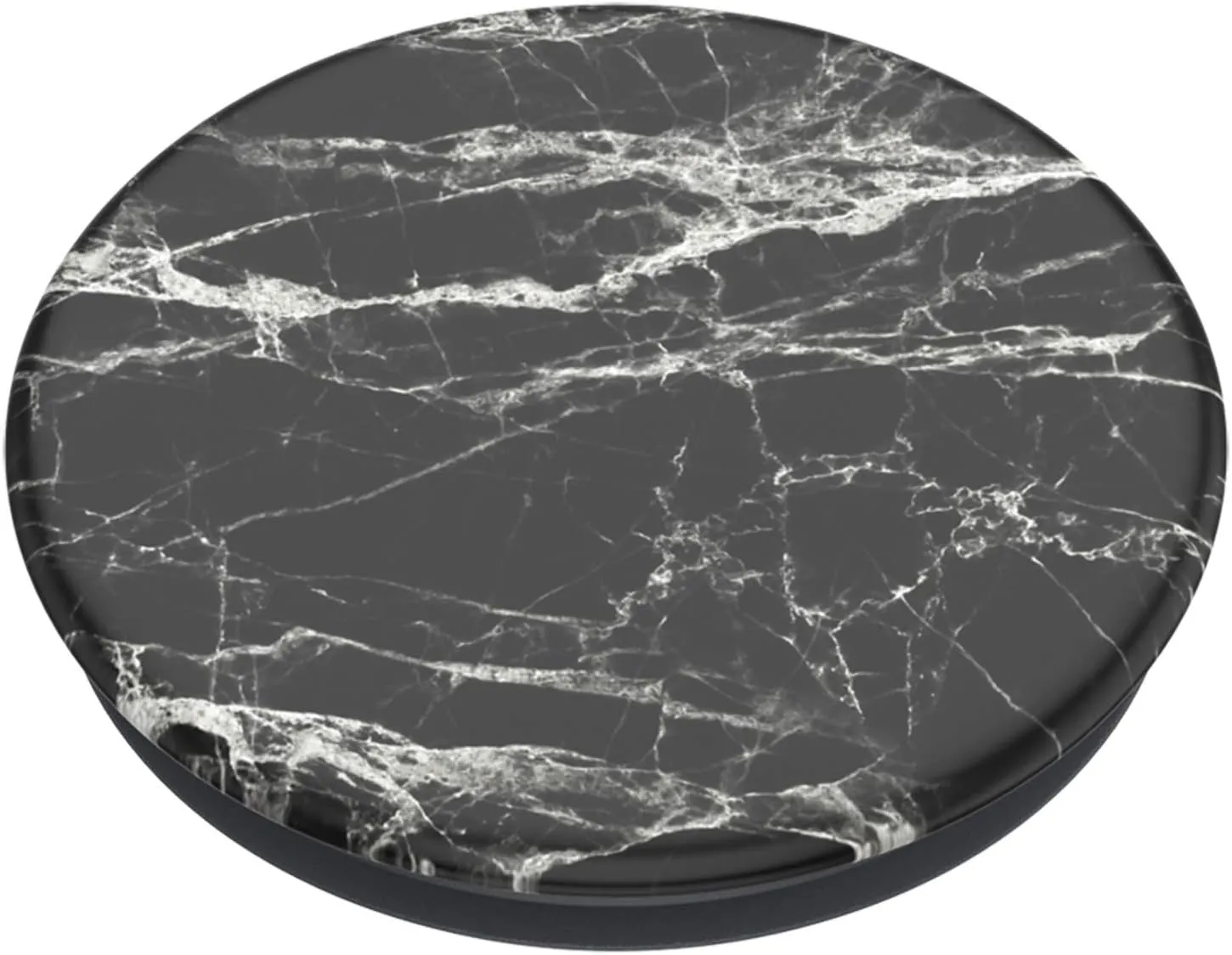 PopSockets: PopGrip Basic - Expanding Stand and Grip for Smartphones and Tablets [Top Not Swappable] - Mod Marble Black