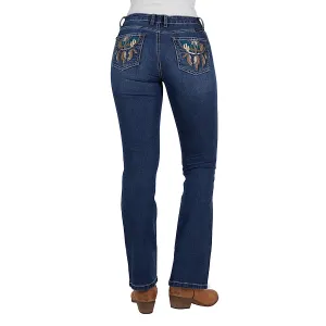 Pure Western Women's Alba Boot Cut Jean 32" Leg Indigo