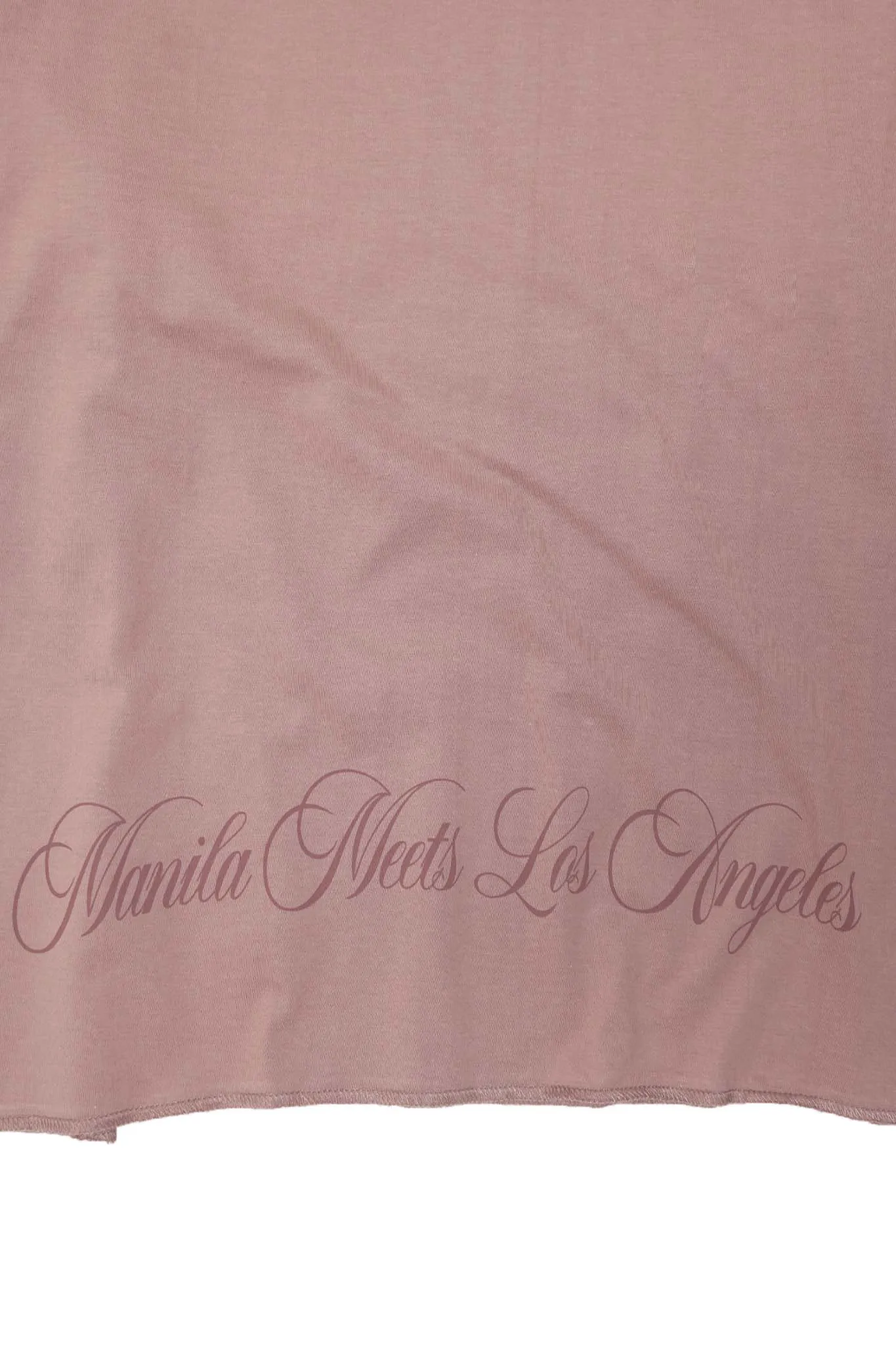 "CROWN OF THORNS" TEE IN MAUVE