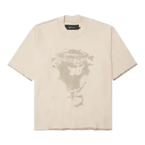 "CROWN OF THORNS" TEE IN OAT