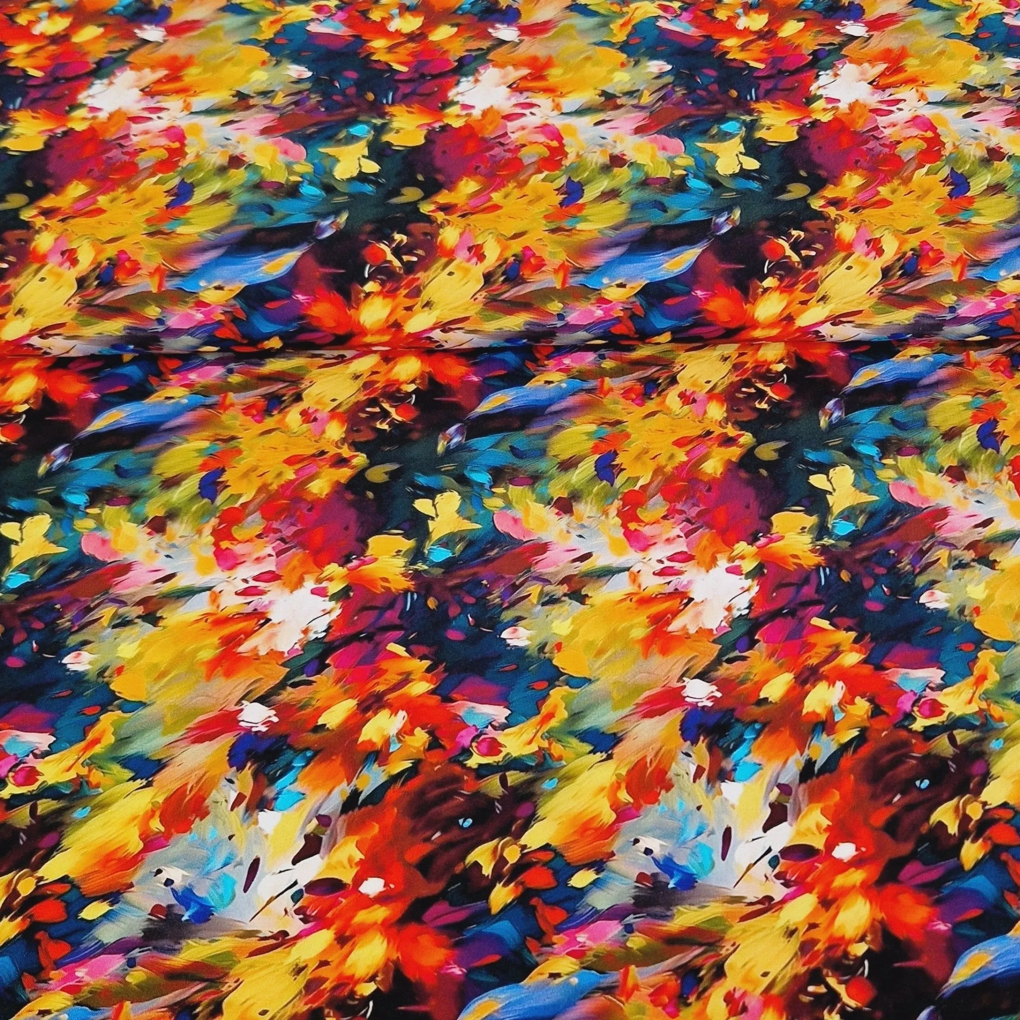 "La Moda" 100% Viscose Digital Print - Colourburst