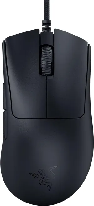 Razer DeathAdder V3 Wired Gaming Mouse: 59g Ultra Lightweight - Pro 30K Optical Sensor - Fast Optical Switches Gen-3-8K Hz HyperPolling Black (Renewed)