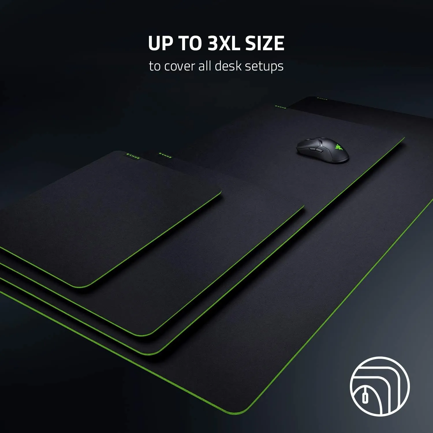 Razer Gigantus v2 Cloth Gaming Mouse Pad (Large): Thick, High-Density Foam - Non-Slip Base - Classic Black