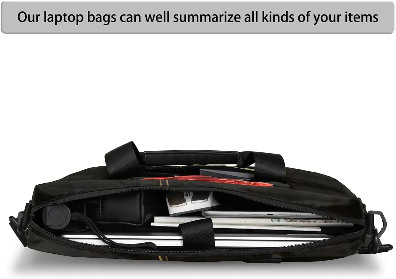 Rose Laptop Bag for 14 15 15.6 Inch, Waterproof Laptop Sleeve Case Computer Cover Carrying Bag Travel Work Briefcase Shoulder Bags