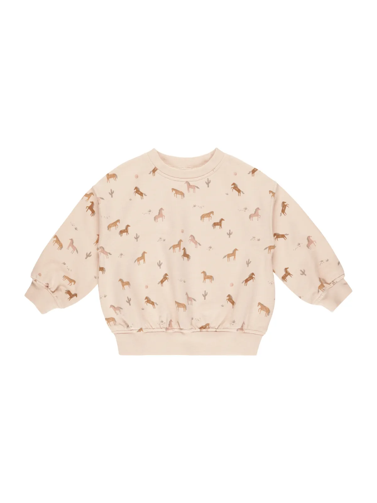 Rylee & Cru Relaxed Sweatshirt, Horses
