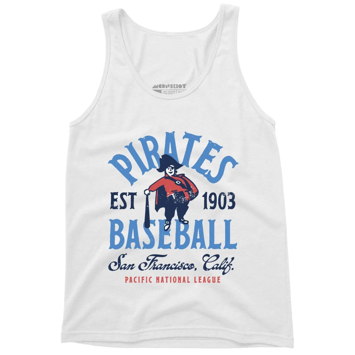 San Francisco Pirates - California - Vintage Defunct Baseball Teams - Unisex Tank Top