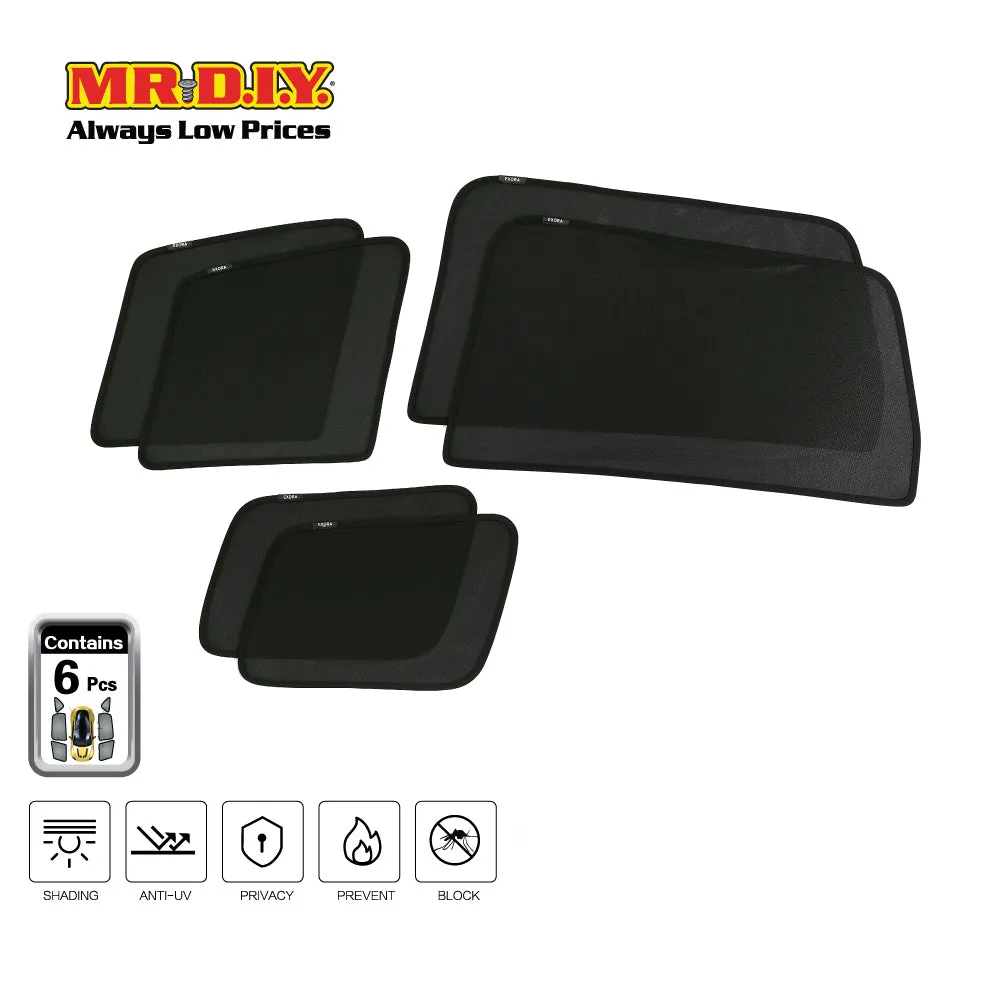 SHENGGE Car Fit Sunshade EXORA Set (6 pieces)