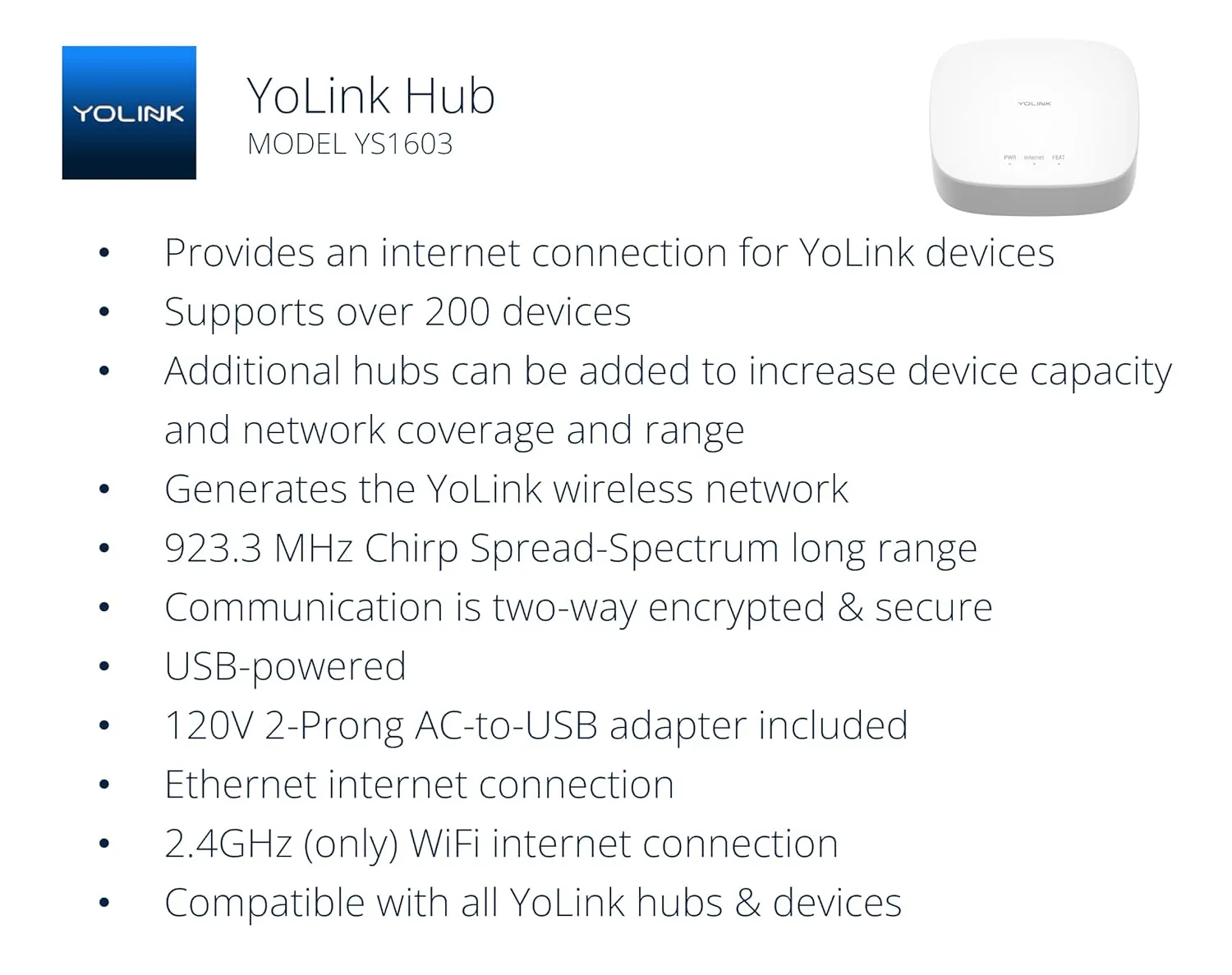 Smart Plugs, YoLink 1/4 Mile World's Longest Range Smart Plug Compatible with Alexa, IFTTT 10A Smart Home Plug Mini Outlet, Remote Control Home Appliances from Anywhere, 4 Packs, YoLink Hub Included