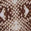 Snake-Print Ruffled Cold-Shoulder Top - 7th Avenue
