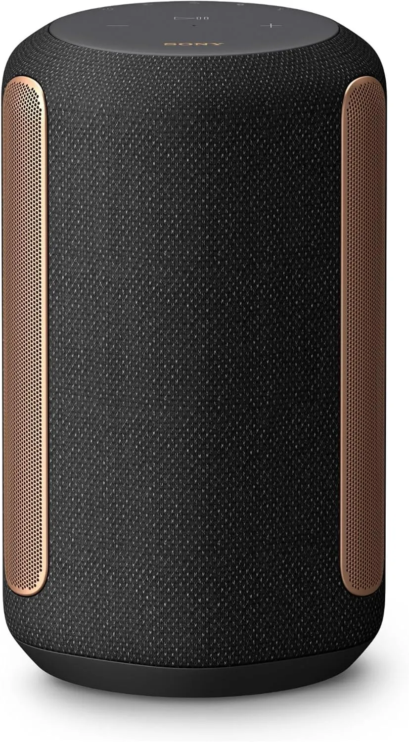 Sony SRS-RA3000 Wi-Fi-Enabled 360 Reality Audio Wireless Speaker with Ambient Room-Filling Sound (Black)