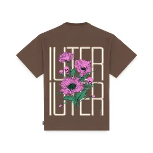 SPINE SKULLS TEE BROWN