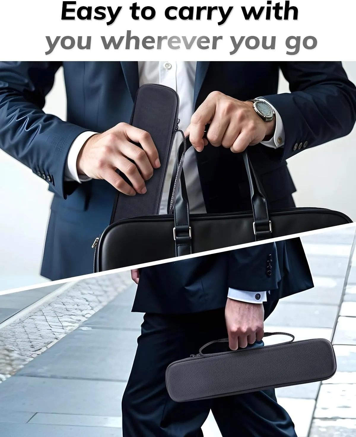 Tattoo Printer Case, Waterproof Bag ,Portable Case Compatible with Itari, COLORWING, Odaro, Omezizy M08F/TP88/TP81/TP83/TP86/TP87/P831/PJ762/PJ763MFi/MT800 Portable Therma Printer(Box Only), Black