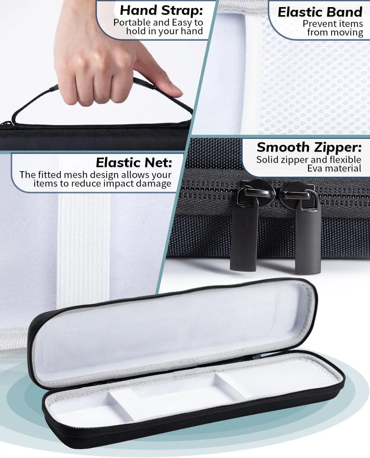 Tattoo Printer Case, Waterproof Bag ,Portable Case Compatible with Itari, COLORWING, Odaro, Omezizy M08F/TP88/TP81/TP83/TP86/TP87/P831/PJ762/PJ763MFi/MT800 Portable Therma Printer(Box Only), Black