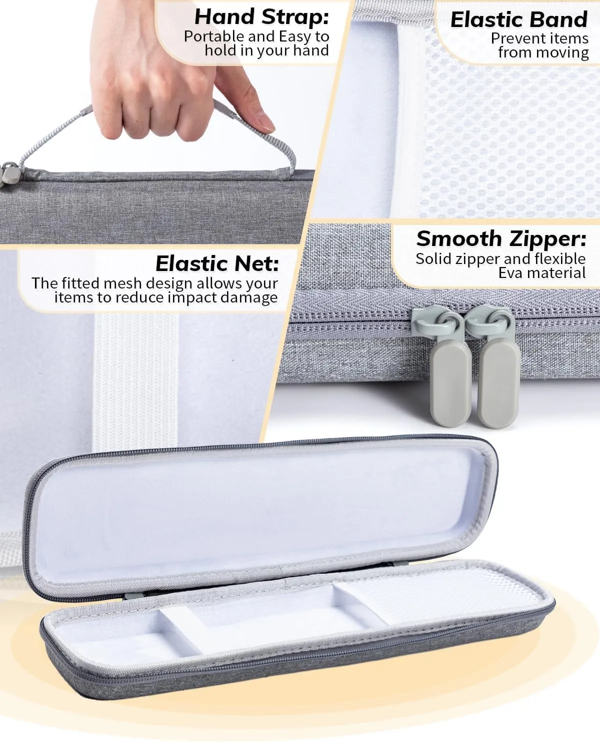 Tattoo Printer Case, Waterproof Bag ,Portable Case Compatible with Itari, COLORWING, Odaro, Omezizy M08F/TP88/TP81/TP83/TP86/TP87/P831/PJ762/PJ763MFi/MT800Q Portable Therma Printer(Box Only), Grey