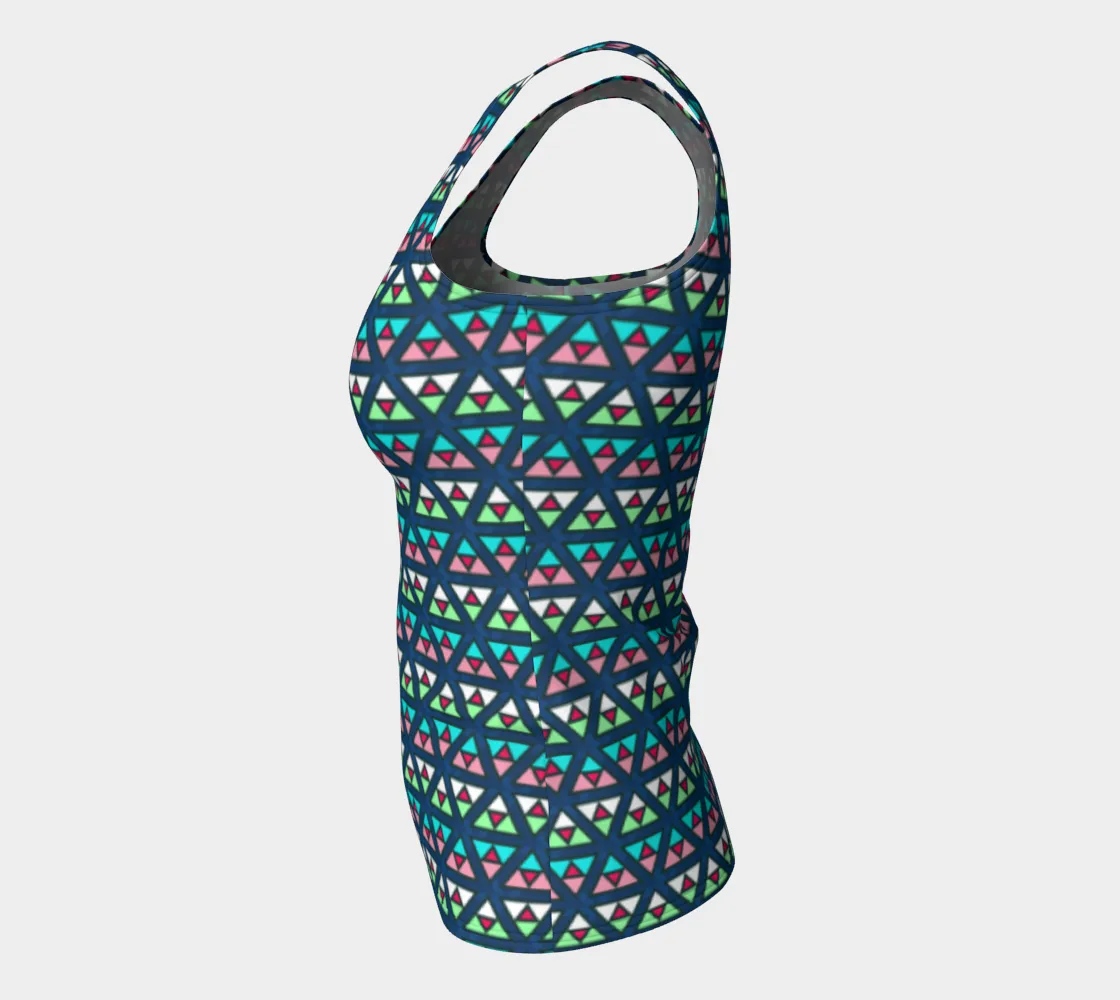 Tri Angel Fitted Tank Top