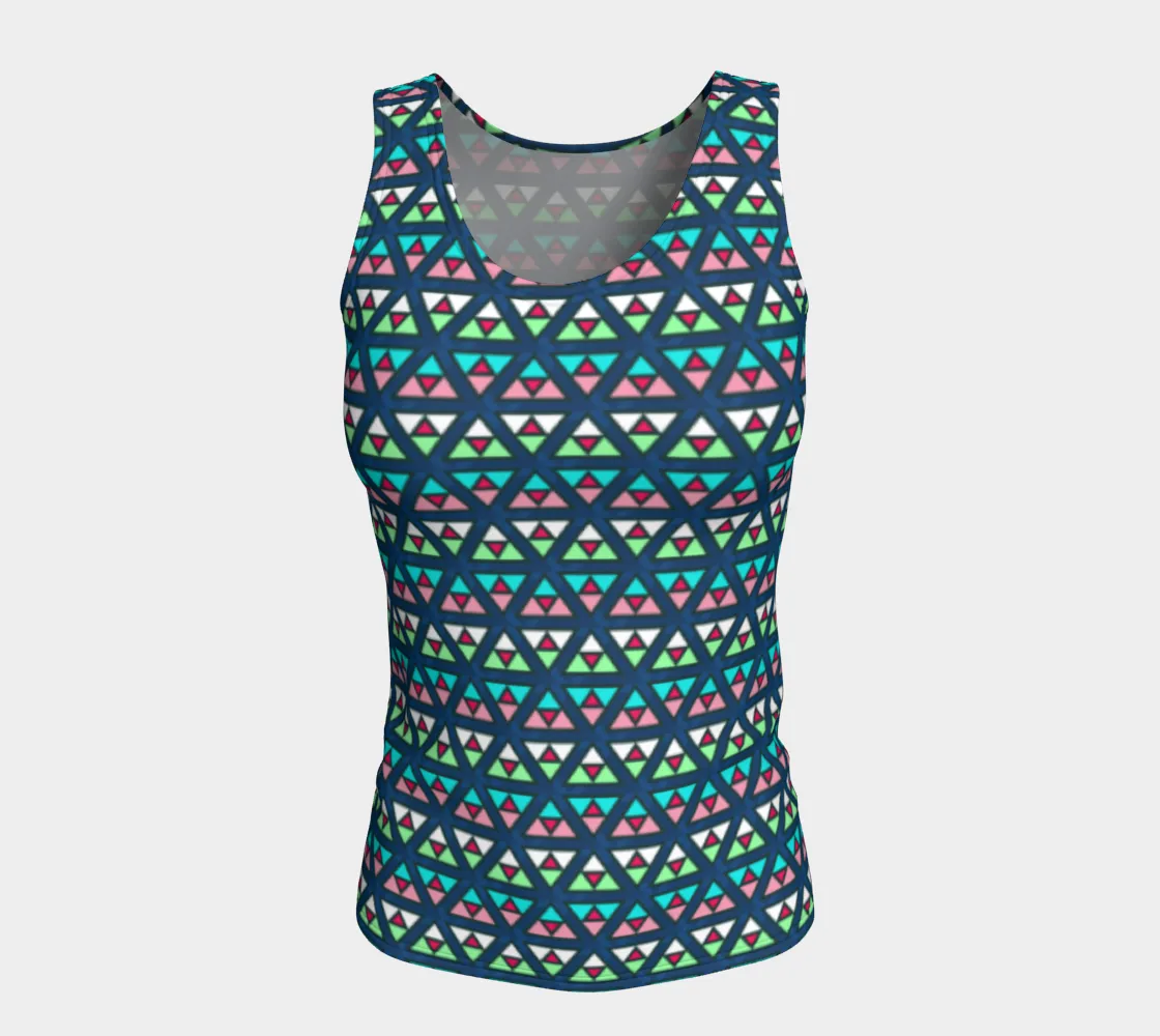 Tri Angel Fitted Tank Top
