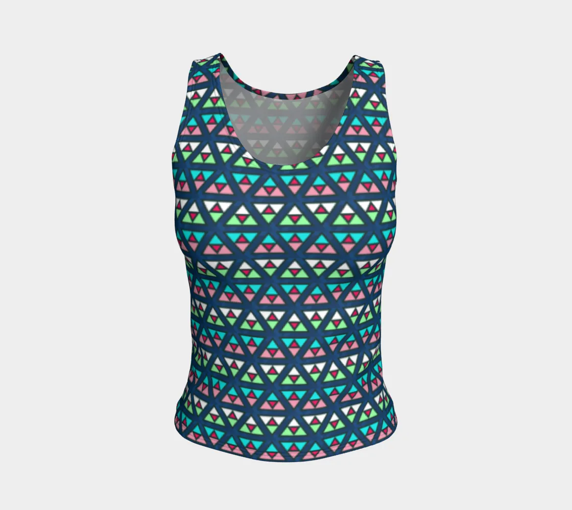Tri Angel Fitted Tank Top