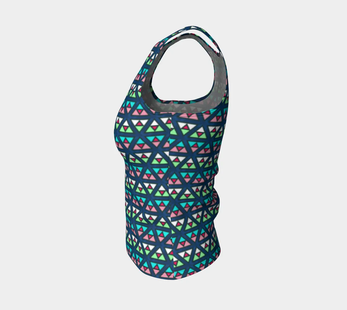 Tri Angel Fitted Tank Top