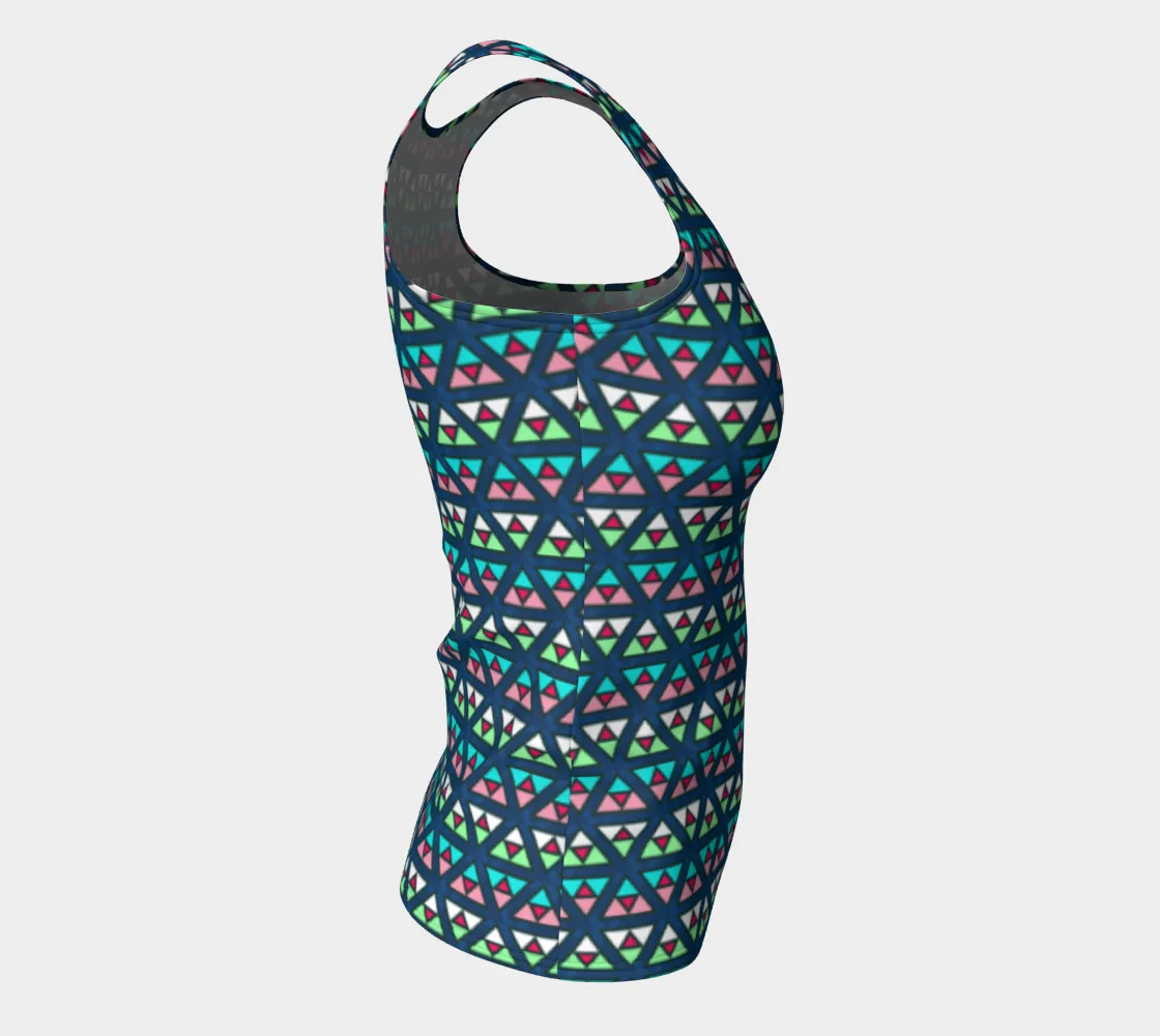 Tri Angel Fitted Tank Top