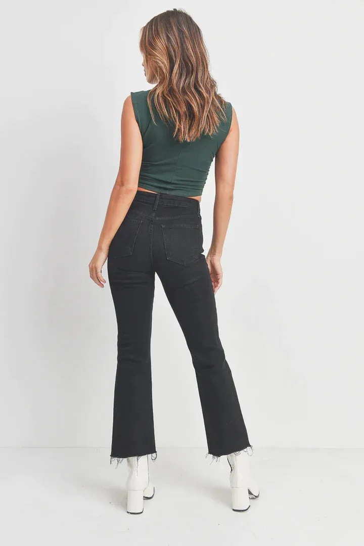 VINTAGE CROPPED FLARE DENIM
