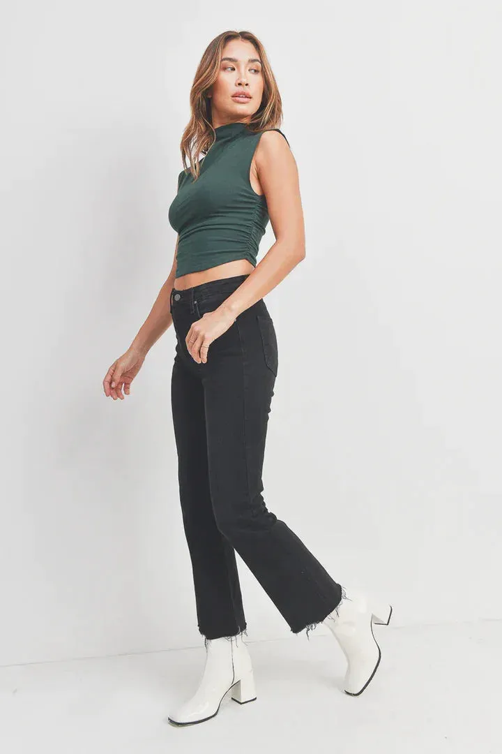 VINTAGE CROPPED FLARE DENIM