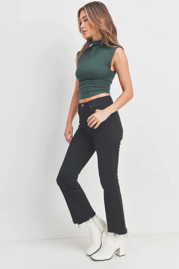VINTAGE CROPPED FLARE DENIM