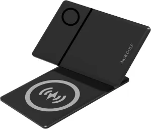 Wallet Tracker Card Rechargeable Thin Item Finder for Luggage Tag,Wallet,Passport,Slim Smart Bluetooth Tracking with Purse, Smart Tracker Tag, Work with Apple Find My, iOS Only
