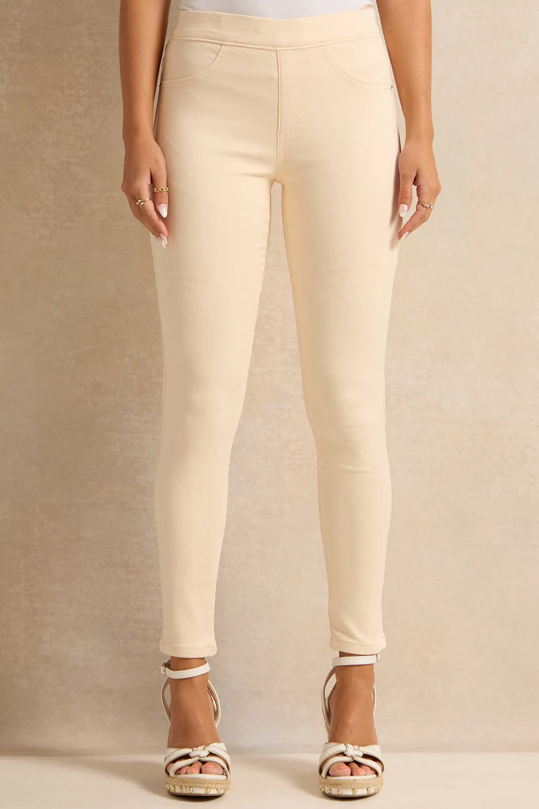 Women Pink Skinny Fit Jegging