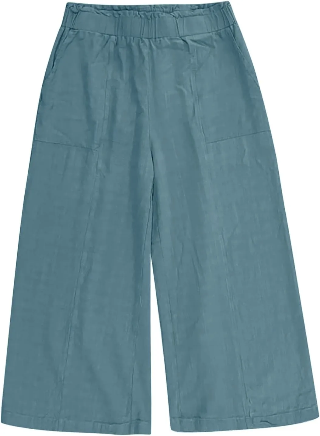 Womens Linen Pants 2025 Summer Casual Loose Wide Leg Palazzo Pants Spring High Waist Flowy Beach Trendy Outfits