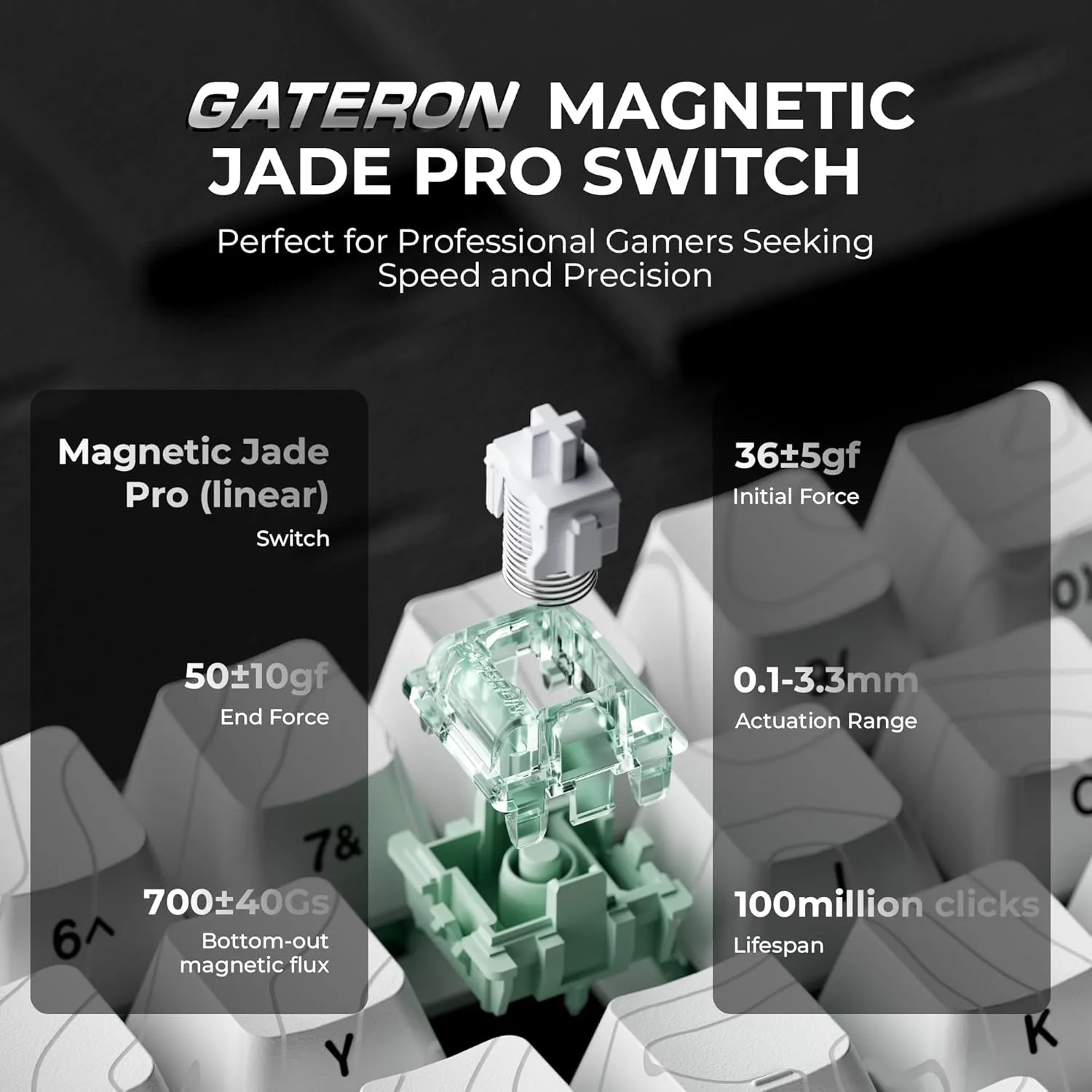 x XVX HE68 Pro Rapid Trigger Keyboard 60% Percent,Hall Effect Keyboard with Gateron Magnetic Jade Pro Switch,CNC Aluminum Frame Topographic Custom Mechanical Key Board for PC/Laptop/Xbox/PS4/PS5,White