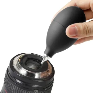 YTT Silicone Super Air Blower Dust Blaster Metal Nozzle Camera Lens Blower for Nikon Sony Canon Digital Camera Lens