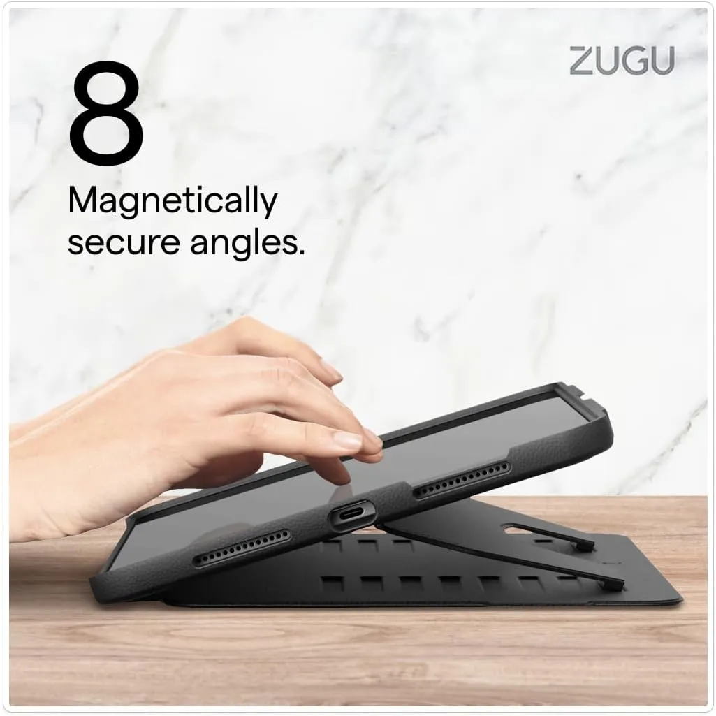 Zugu Case for iPad Pro 11 (M4) 2024, Slim Protective Cover with Apple Pencil Holder, Auto Wake/Sleep, Multiple Viewing Angles, iPad Pro 11 Inch Cover, Phone Protector, Desert Rose